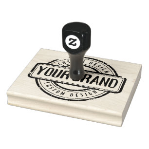 Your Brand Logo Custom Large Rubber Stamp