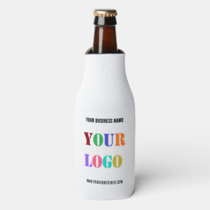 Your Branded Logo and Text Bottle Cooler Example