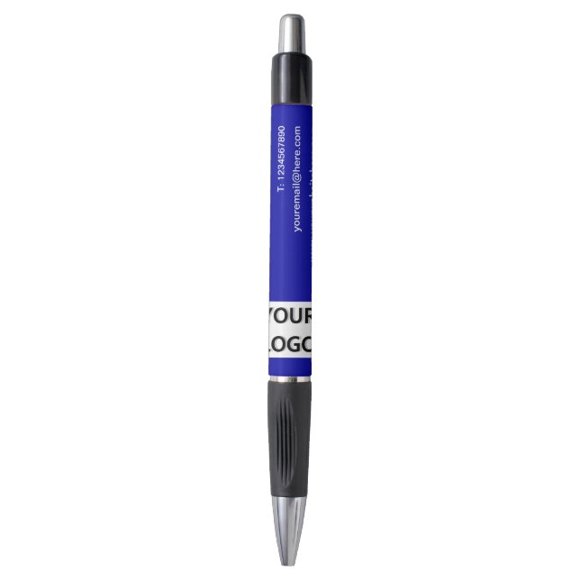Your Branded Promotional Business Pen Example (Front Vertical)