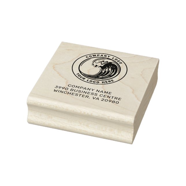 Your Business Brand Logo Rubber Stamp (Stamp)