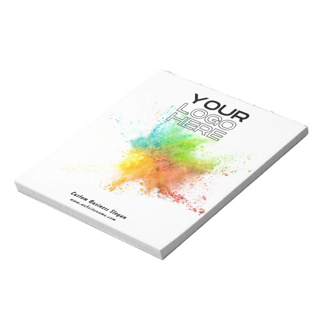 Your Business company Logo Notepad (Rotated)