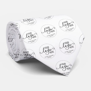 Your Business Company Logo Professional Corporate Tie