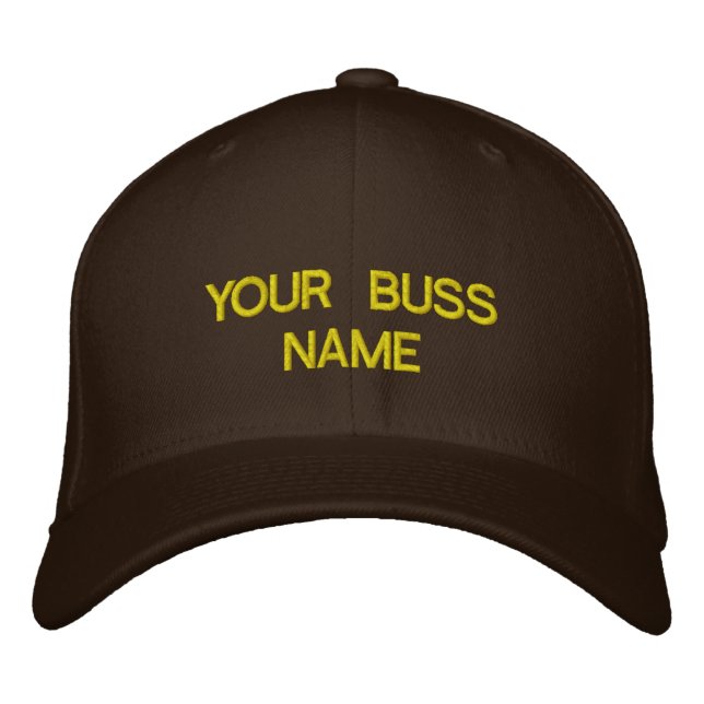 YOUR BUSINESS EMBROIDERED HAT (Front)