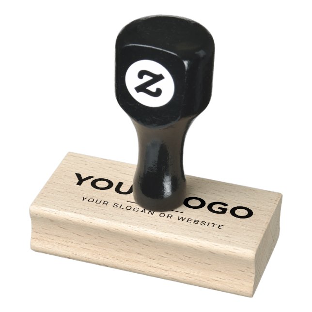 Your Business Inline Logo, Website, Slogan Rubber Stamp (Stamp)