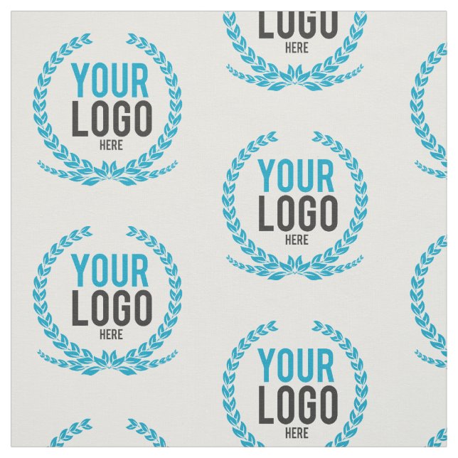 Your Business Logo All Over Patterned Fabric (Swatch)