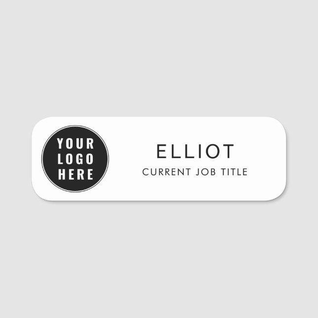 Your Business Logo and Company Employees Name Tag (Front)