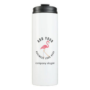 Your Business Logo and Company Slogan Swag Thermal Tumbler