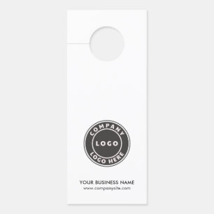 Your Business Logo and Company Website Custom Door Hanger