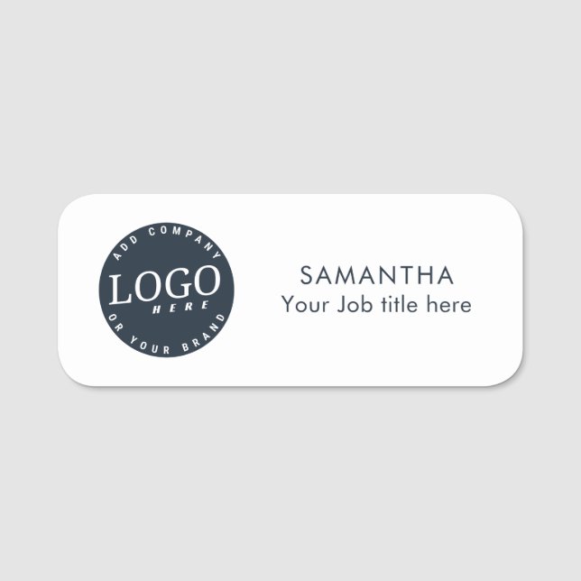 Your Business Logo and Employees Name Tag (Front)