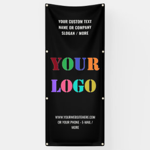 Your Business Logo and Text Banner Promotional
