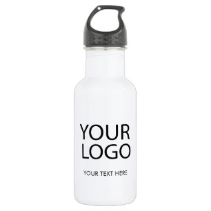 Your Business Logo and Text Custom 532 Ml Water Bottle