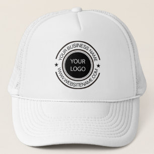 Your Business Logo and Text  Custom Trucker Hat