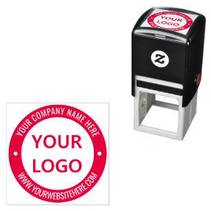 Your Business Logo and Text Professional Stamp