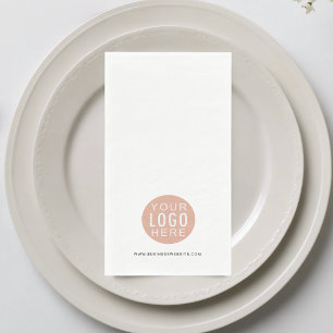 Your Business Logo and Website Custom Corporate Napkin