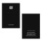 Your Business Logo Black Earring Display Card