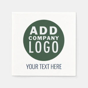 Your Business Logo Branded Paper Napkin
