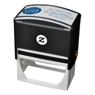 Your Business Logo Company Return Address Self-inking Stamp