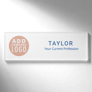Your Business Logo Corporate Employees Name Tag