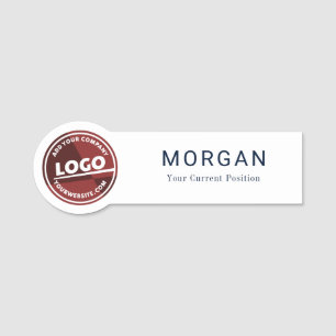 Your Business Logo Corporate Employees Name Tag