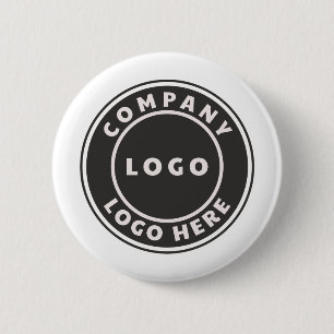 Your Business Logo Corporate Employees Promotional 6 Cm Round Badge