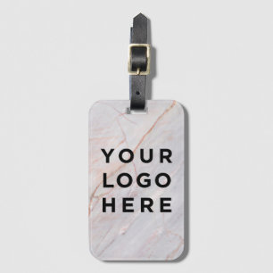 Your Business Logo Custom Background Luggage Tag
