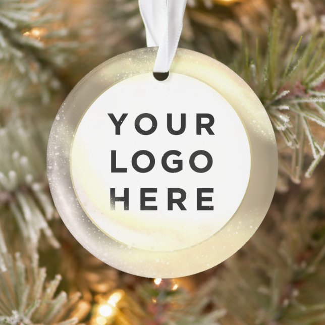Your Business Logo Custom Christmas Ornament (Tree)