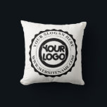 Your Business Logo Custom Cushion<br><div class="desc">Your Business Logo Custom Throw Pillow</div>