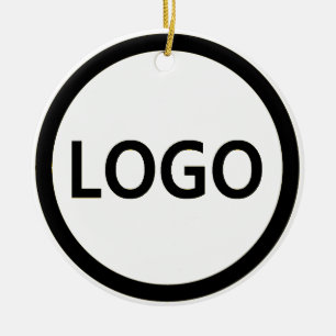Your Business Logo Custom Employee Ceramic Tree Decoration