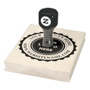 Your Business Logo Custom Large Rubber Stamp