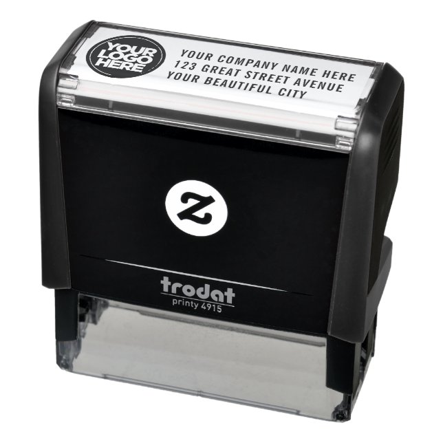 Your Business Logo Custom Return Address Self-inking Stamp (Product)