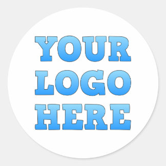 Your Business Logo Custom Round Stickers