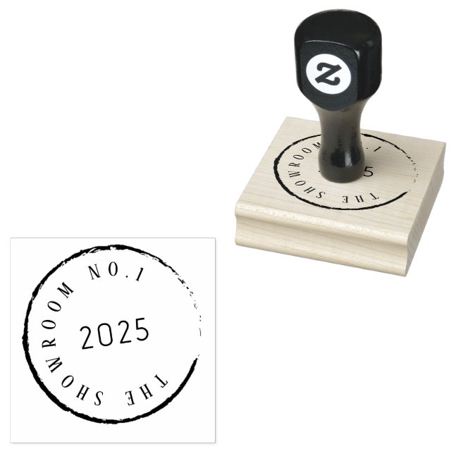 Your Business Logo Custom Rubber Stamp (Stamped)