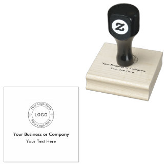 Your Business Logo Custom Rubber Stamp