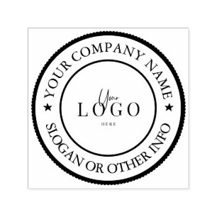  Your Business Logo Custom Self-inking Stamp