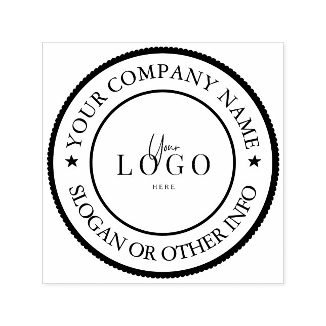  Your Business Logo Custom Self-inking Stamp (Design)