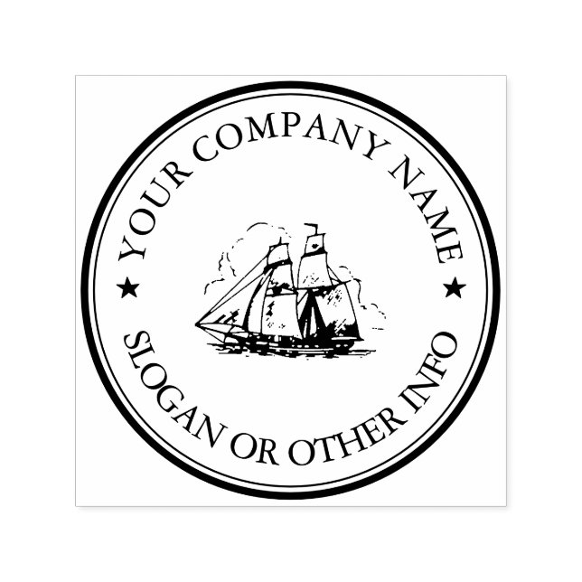 Your Business Logo Custom  Self-inking Stamp (Design)