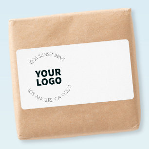 Your Business Logo & Custom Text Black