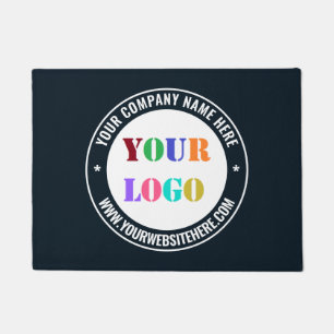 Your Business Logo Custom Text Doormat Template