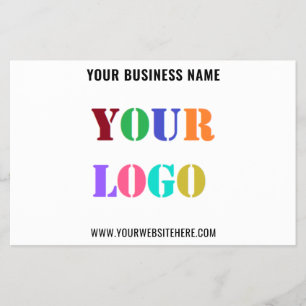 Your Business Logo Custom Text Promotional Flyer