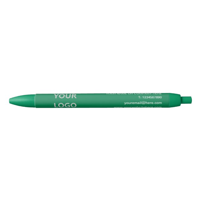 Your Business Logo Custom Text Promotional Pen (Front)