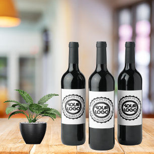 Your Business Logo Custom Wine Label