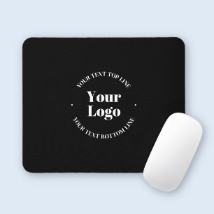 Your Business Logo & Customisable Text Template  Mouse Mat