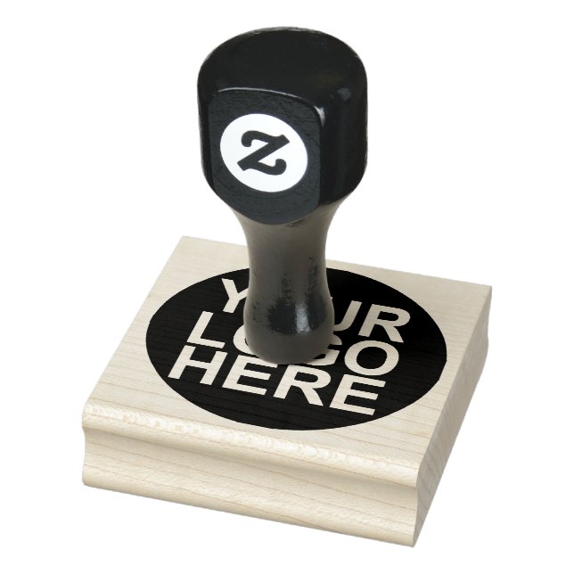 Your Business Logo Handle Rubber Stamp (Stamp)