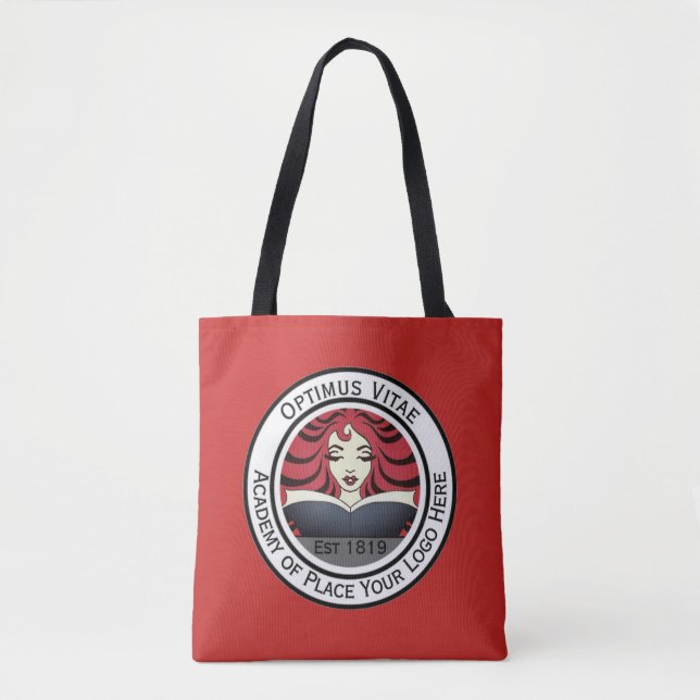 Your business logo here Custom Full Colour Tote Bag (Front)