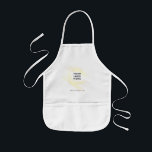 Your Business Logo Here Yellow Honey Branded Kids Apron<br><div class="desc">Create your own cute Branded Kids' Apron uploading your Business Logo into a cute Yellow Honey Cotton Candy cloud design. Dreamy and unisex, the soft cloudy frame will embrace your company logo with delicate and bright pastel colours. You can upload also cartoon characters images, emoji or personal photos. This branded...</div>