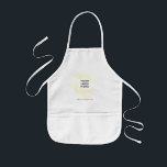 Your Business Logo Here Yellow Honey Branded Kids Apron<br><div class="desc">Create your own cute Branded Kids' Apron uploading your Business Logo into a cute Yellow Honey Cotton Candy cloud design. Dreamy and unisex, the soft cloudy frame will embrace your company logo with delicate and bright pastel colours. You can upload also cartoon characters images, emoji or personal photos. This branded...</div>