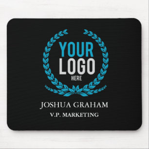 Your Business Logo   Job Title Custom Employee Mouse Mat