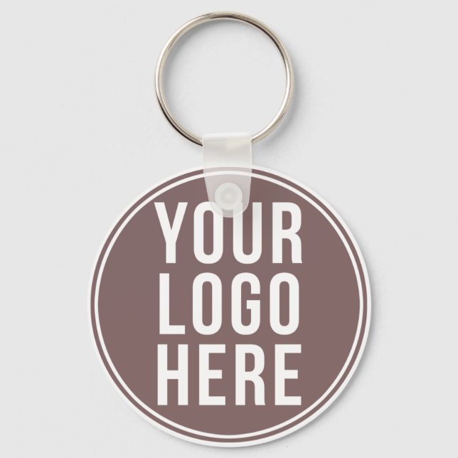 Your Business Logo Key Ring (Front)