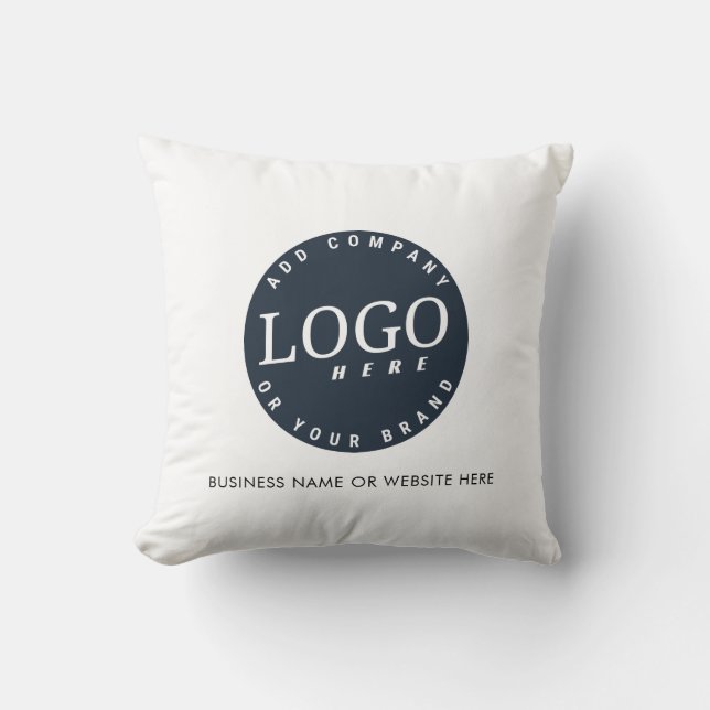 Your Business Logo Modern Showroom Decor Cushion (Front)