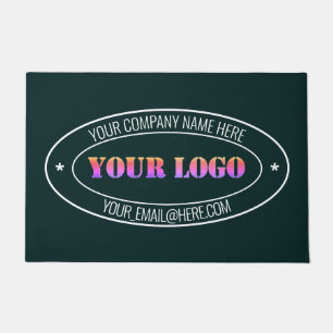 Your Business Logo Name Address Office Personalise Doormat